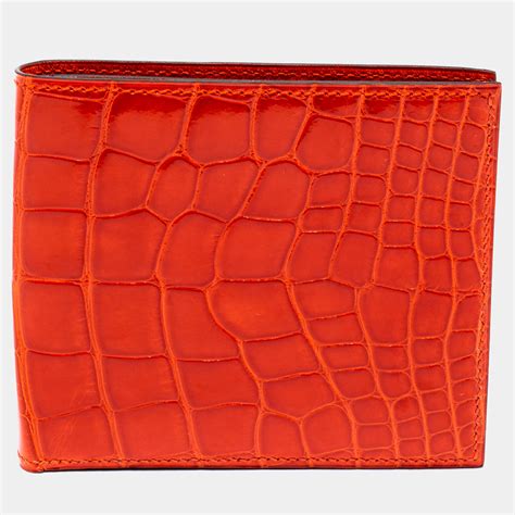 alligator wallet hermes|Hermes alligator wallet men's.